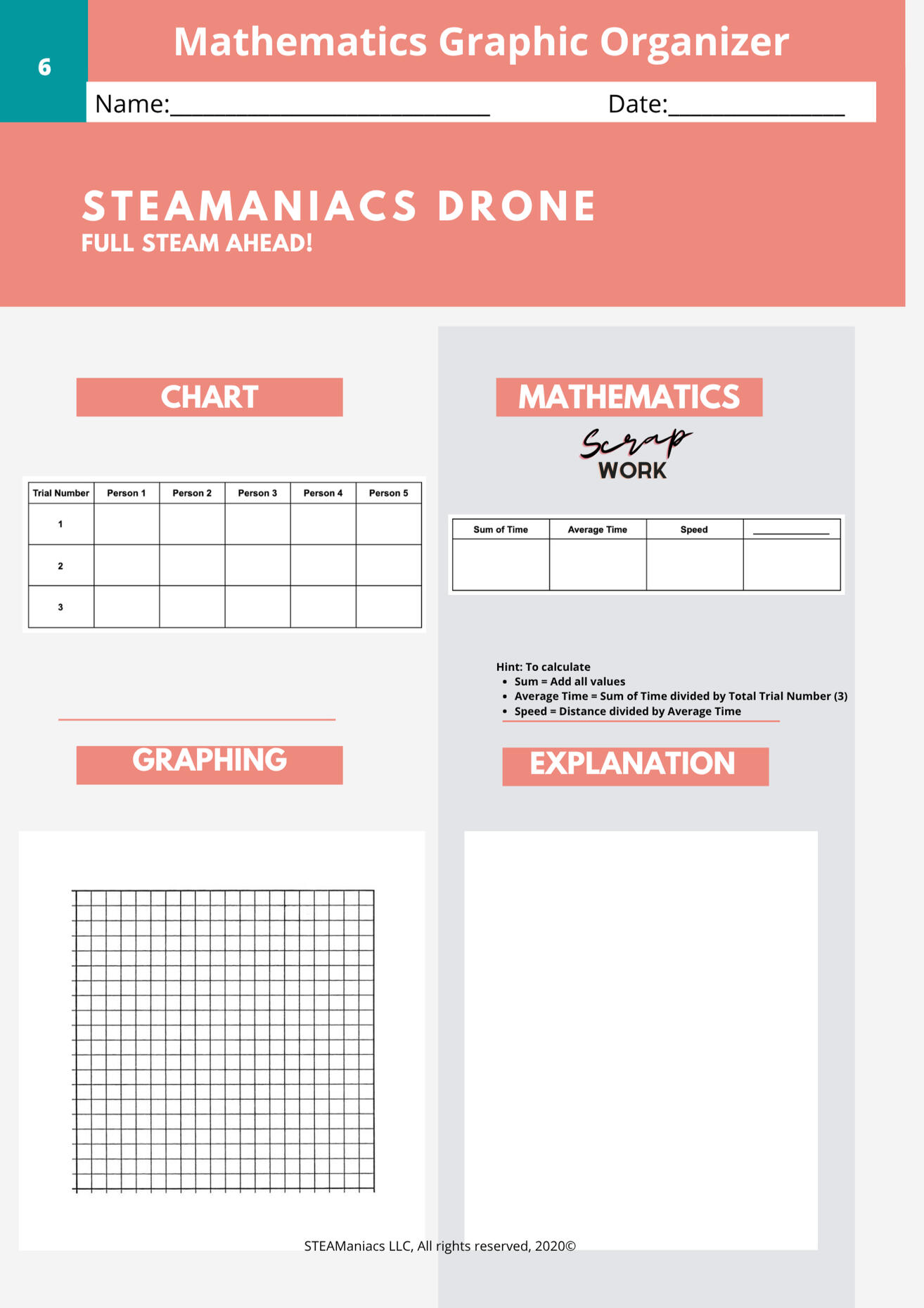 STEAManiacs Drones Workbook 7