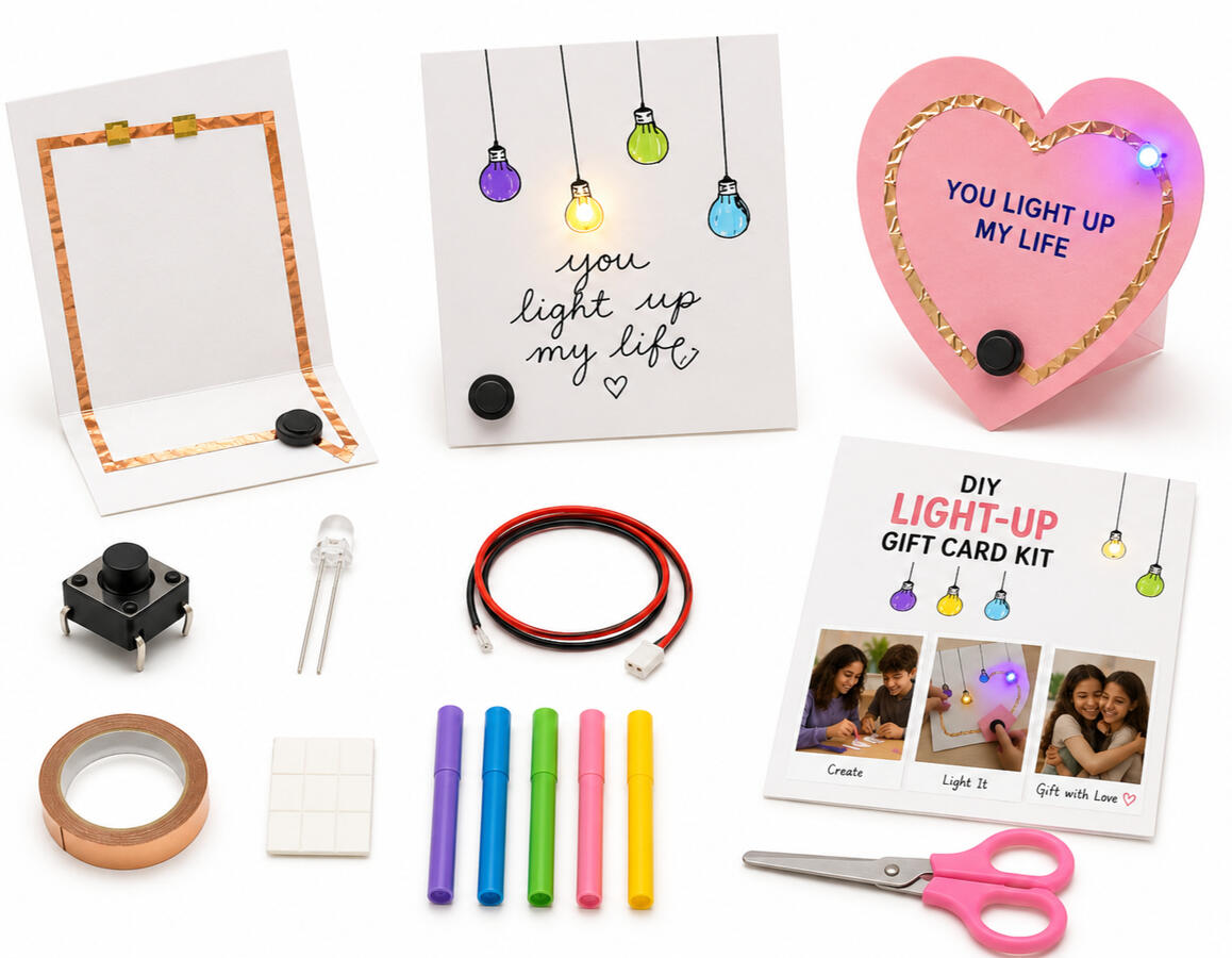 DIY Light-Up Gift Card Kit